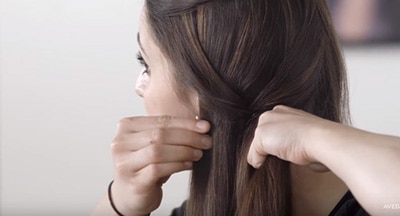 Click on video demonstrate about Hair styling - Fishtail triple braid