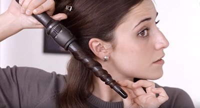 Click on video demonstrate about Hair styling - Romantic curls